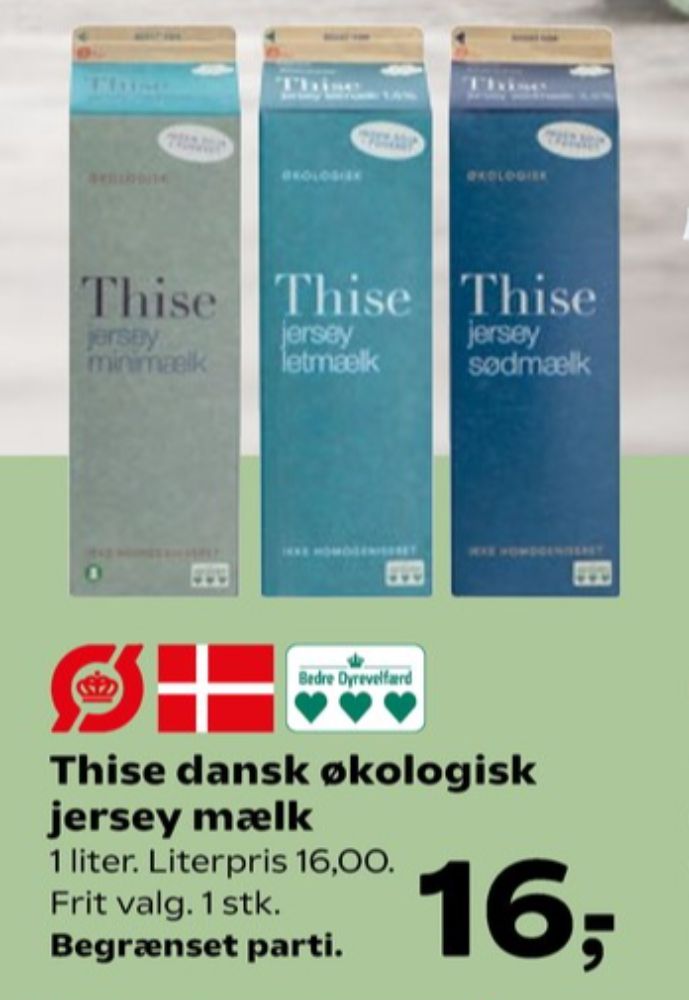Thise, Jersey Letmælk