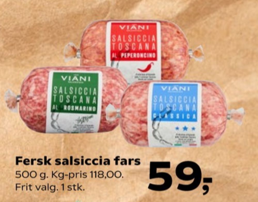 Viani, Salsiccia Toscana Classica