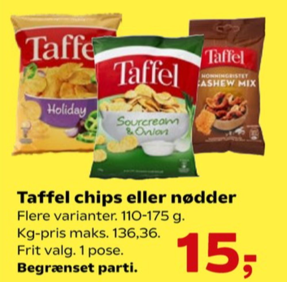 Taffel, Sour Cream & Onion Chips