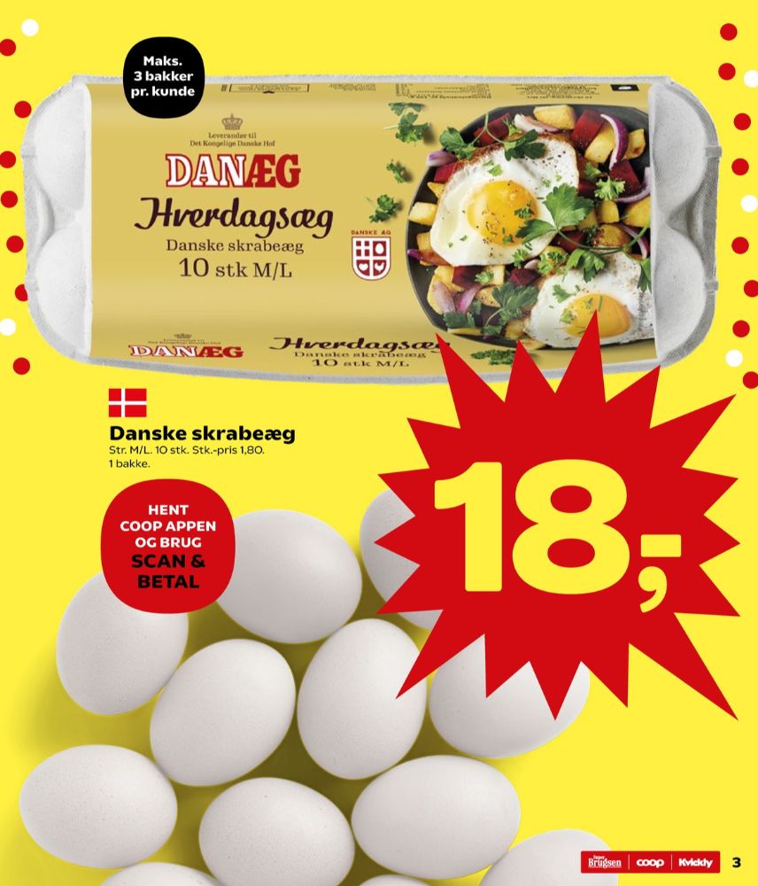 Danæg, Hverdagsæg M/L