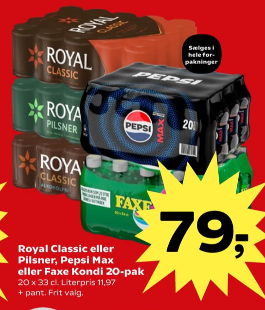 Faxe Kondi, Sportssodavand 20 pk.