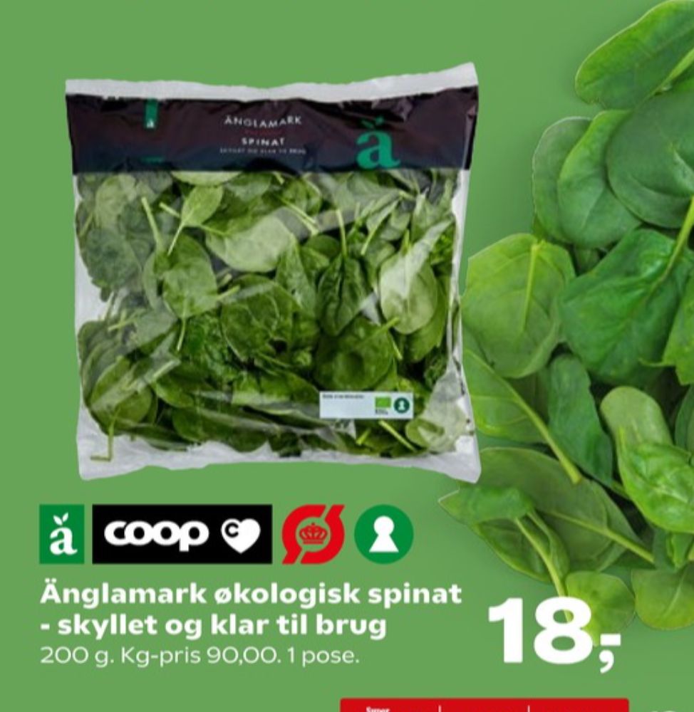 Coop C, Spinat