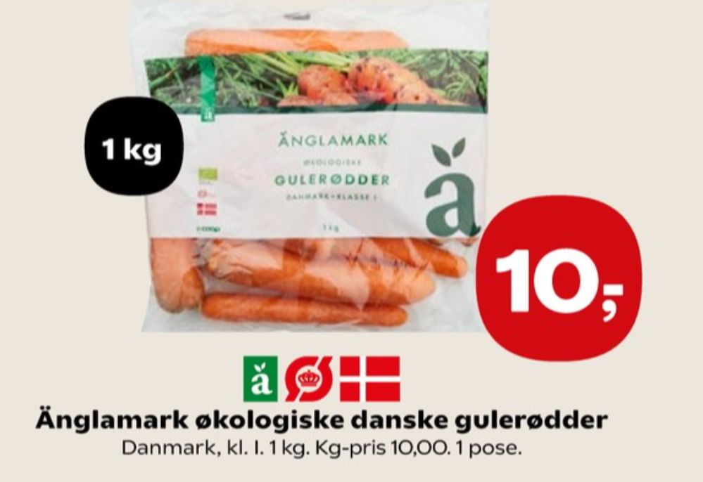 Änglamark, Gulerødder