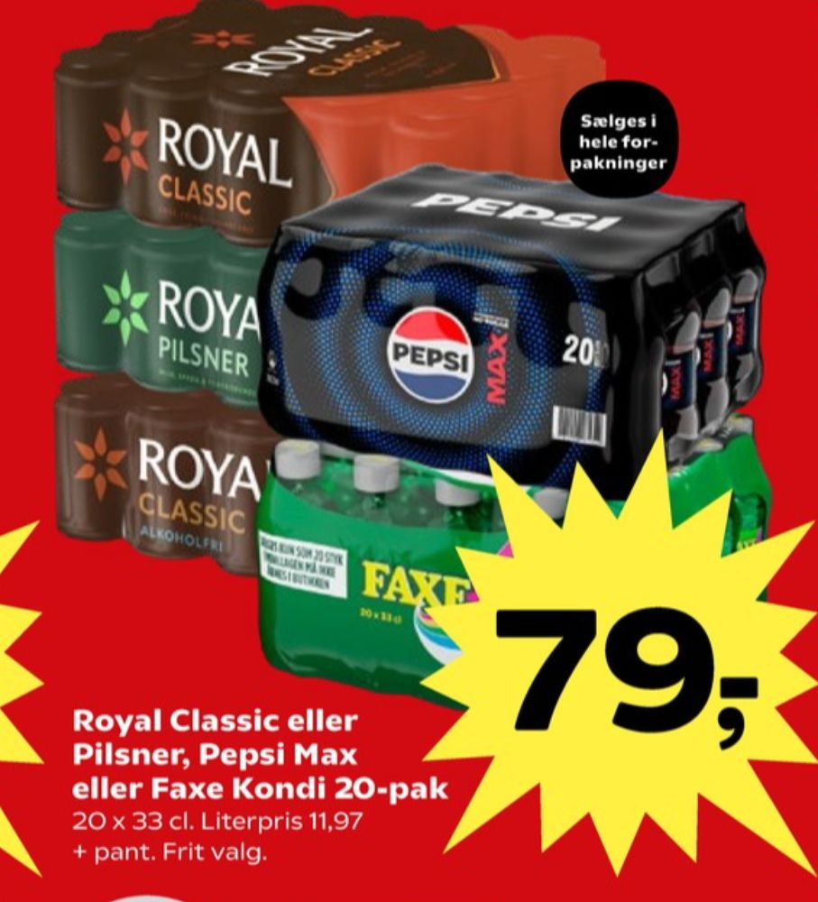 Faxe Kondi, Sportssodavand 20 pk.