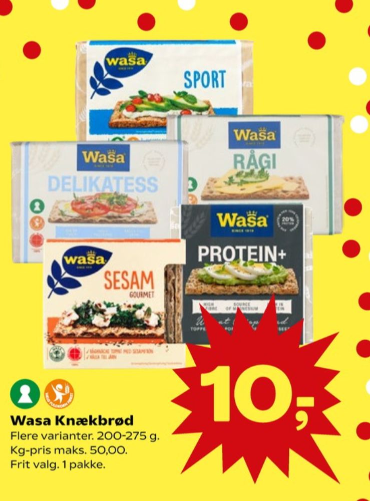 Wasa, Delikatesse Sesam knækbrød