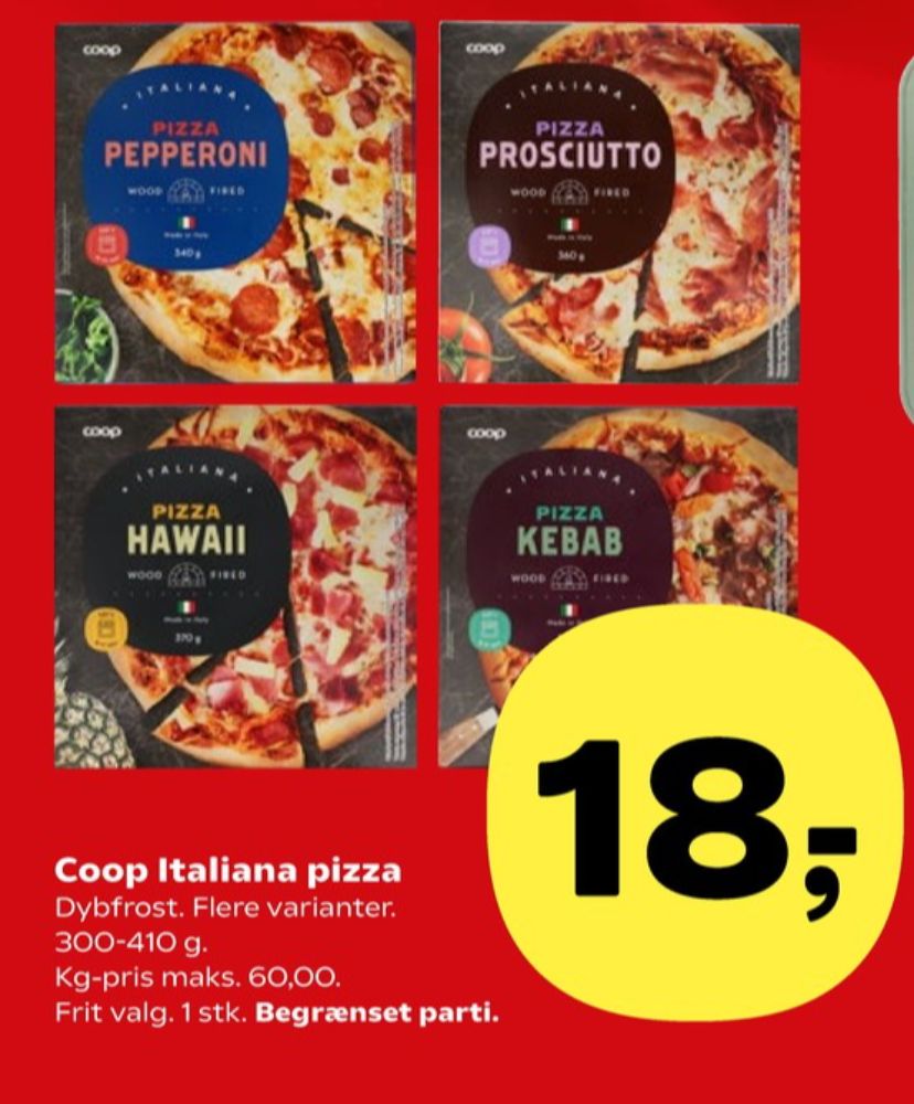 Coop, Pizza Hawaii