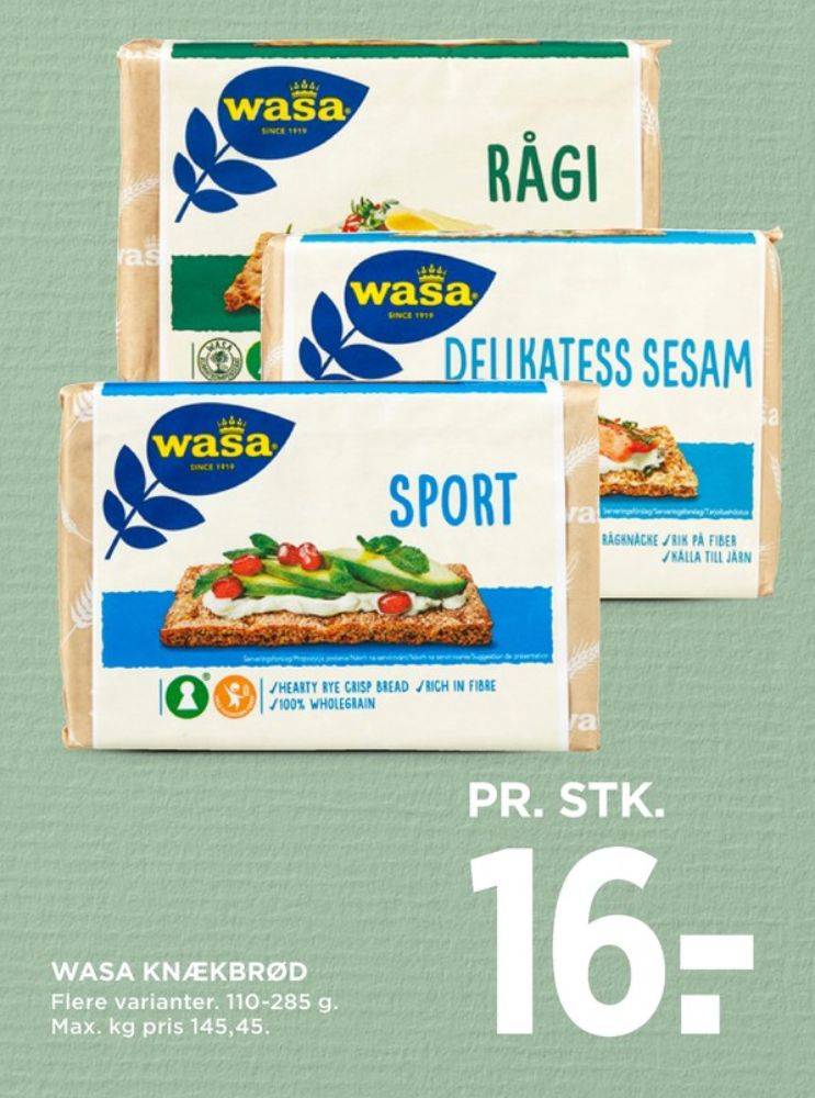 Wasa, Delikatesse Sesam knækbrød