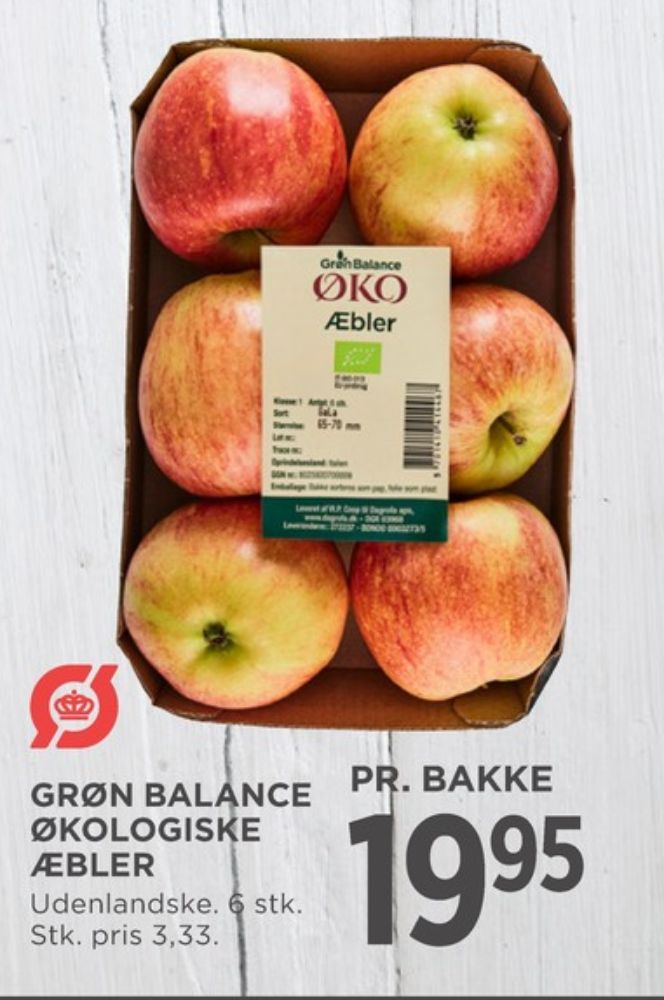 Grøn Balance, Æbler