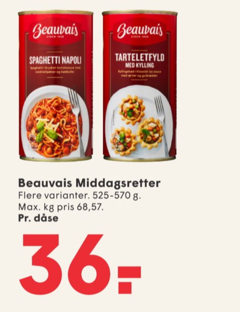 Beauvais, Spaghetti Napoli