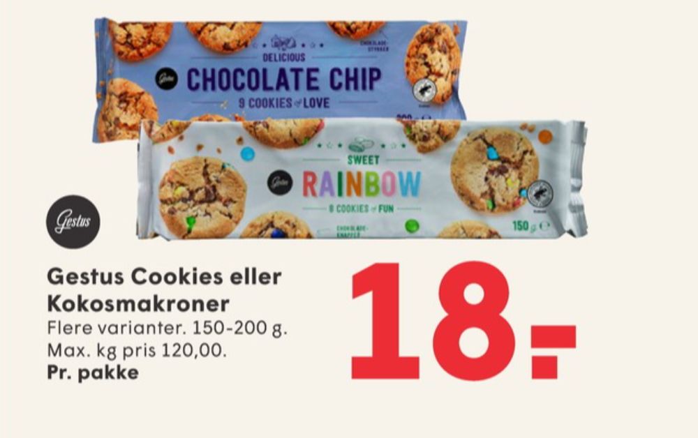 Gestus, Kokosmakroner