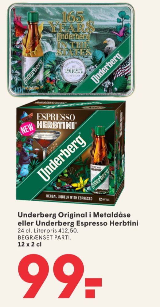 Underberg Espresso Herbtini, Bitter