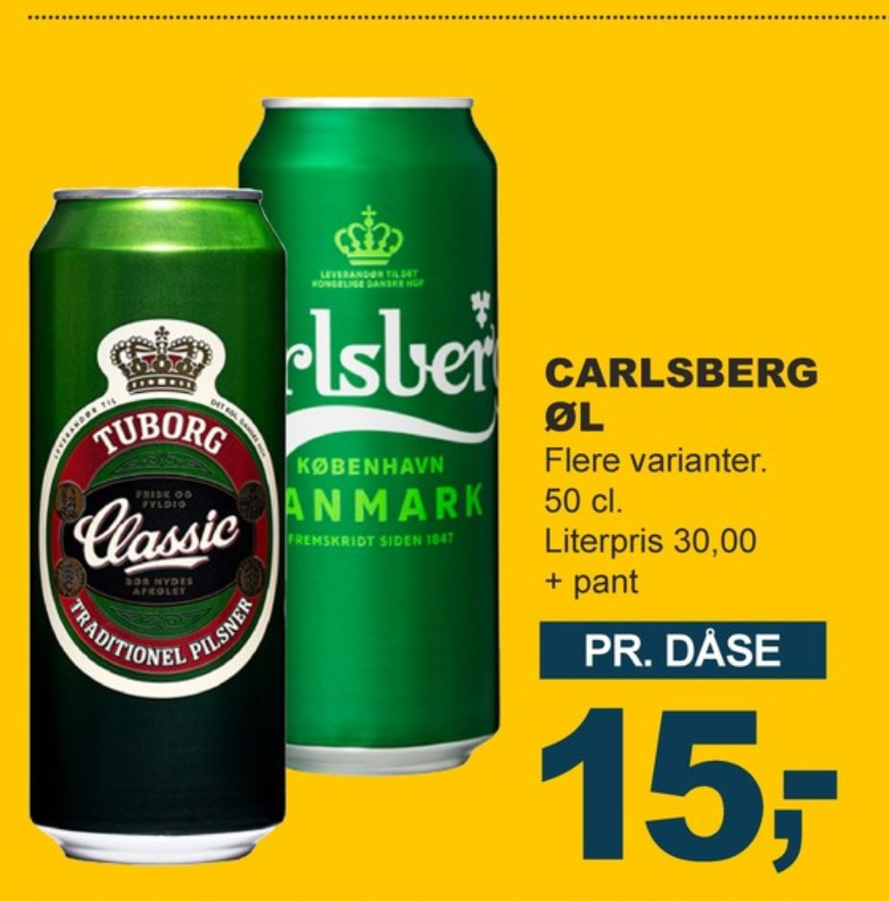 Tuborg Classic, Øl