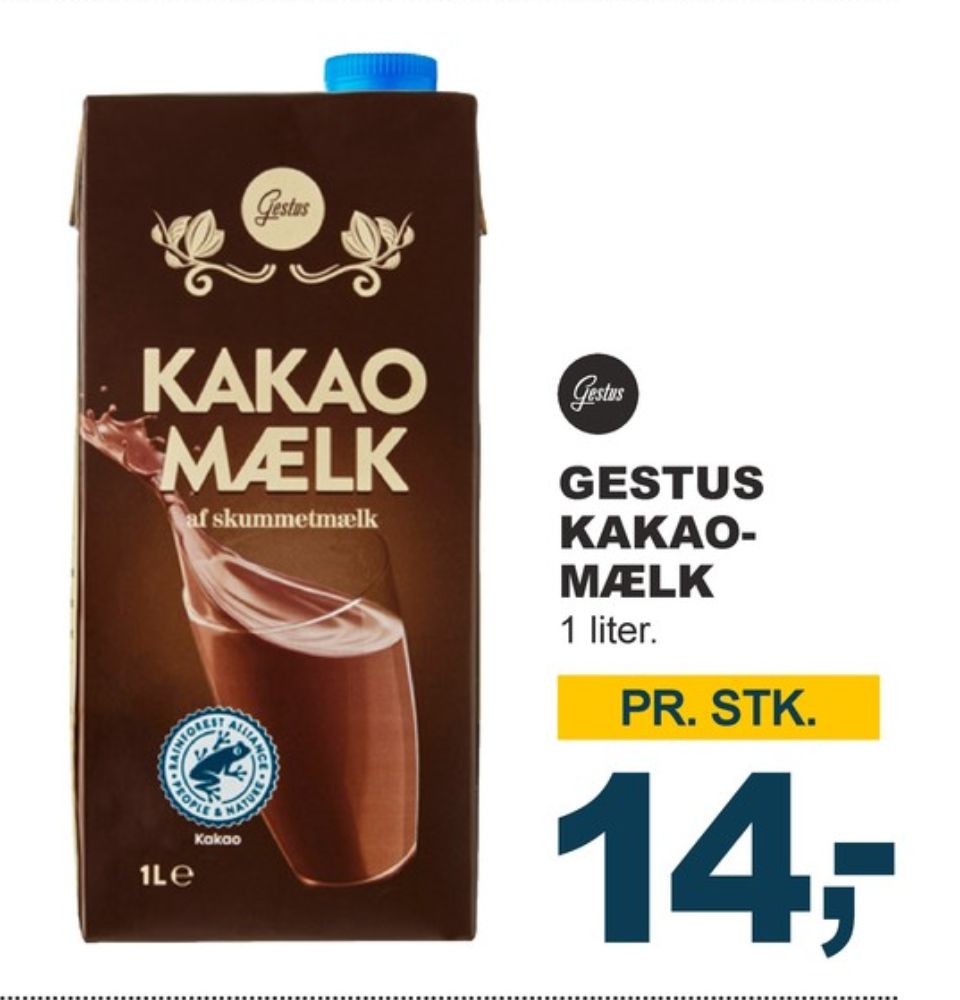 Gestus, Kakaomælk