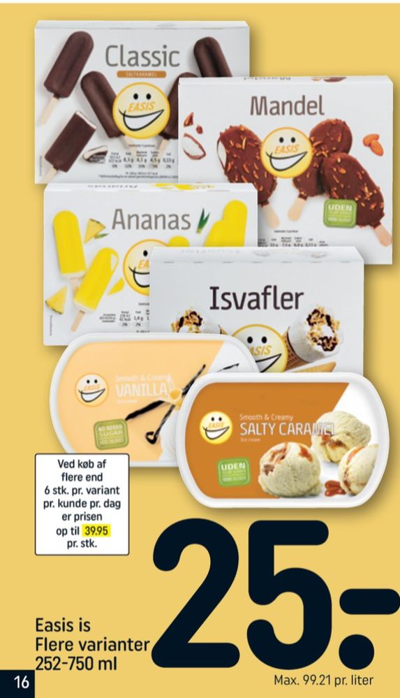 Easis, Classic Saltkaramel ispinde