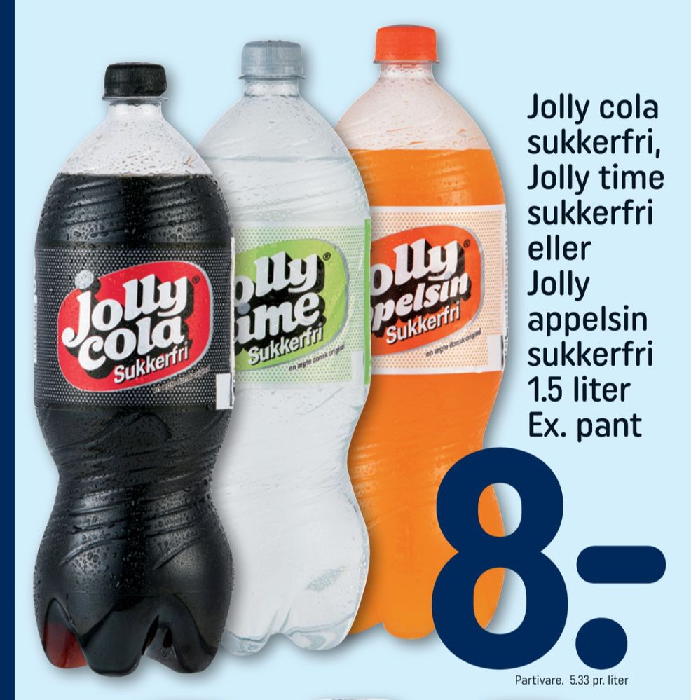 Jolly Cola Sukkerfri, Cola