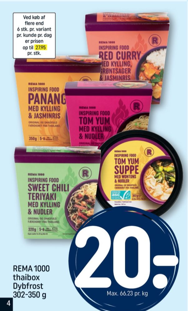 Rema 1000 Inspiring food, Panang med Kylling & Jasminris