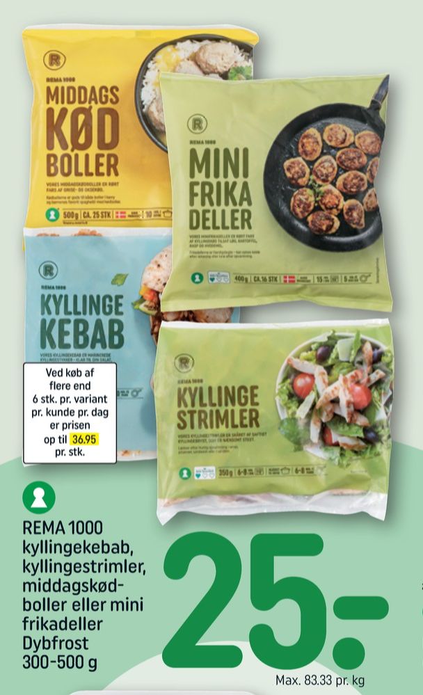 Rema 1000, Kyllingestrimler