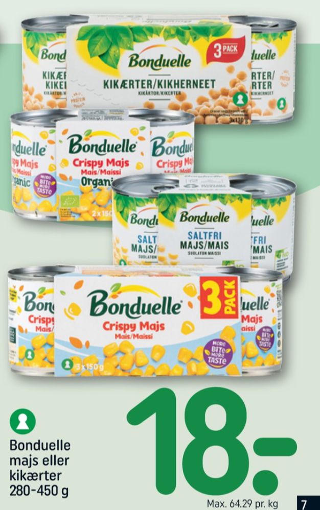 Bonduelle, Kikærter