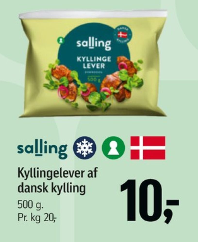 Salling, Kyllingelever