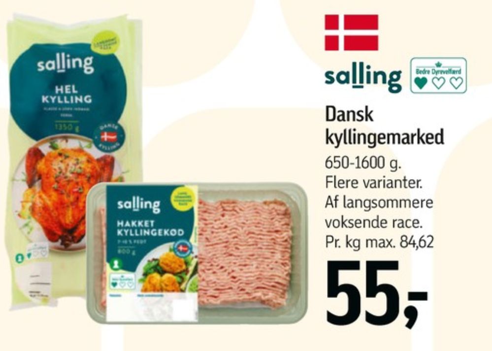 Salling Princip, Kylling