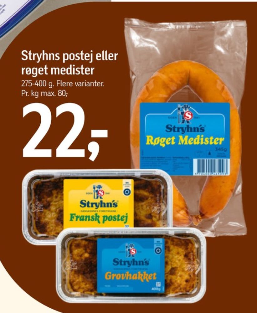 Stryhns Grovhakket, Leverpostej