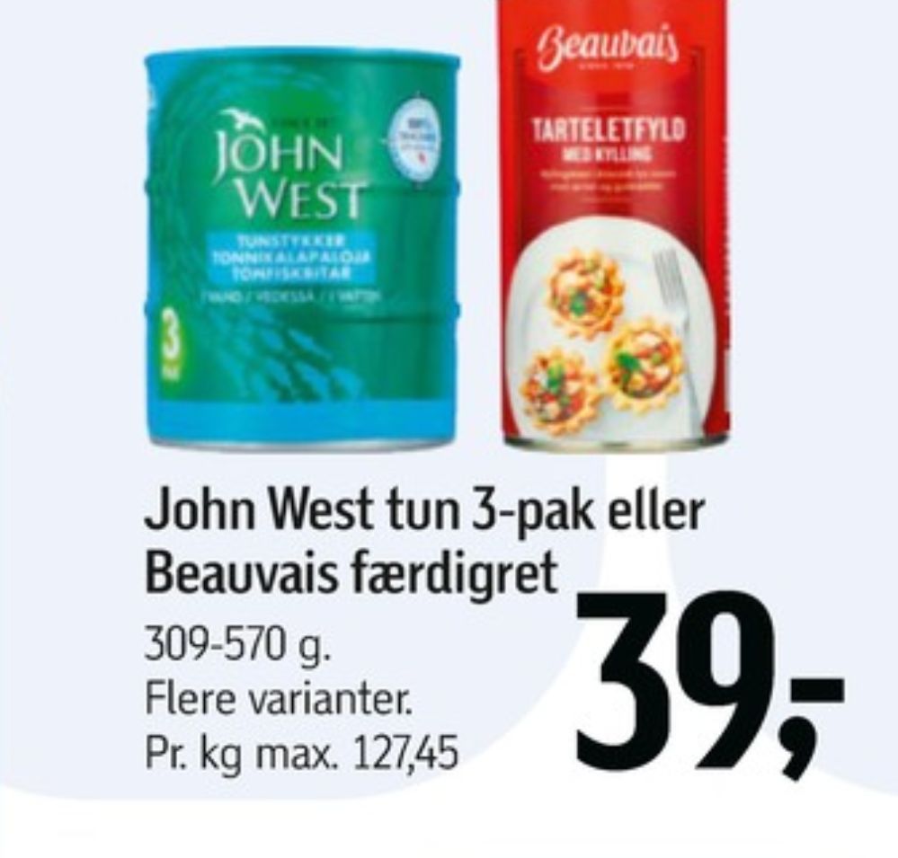 Beauvais, Tarteletfyld med Kylling