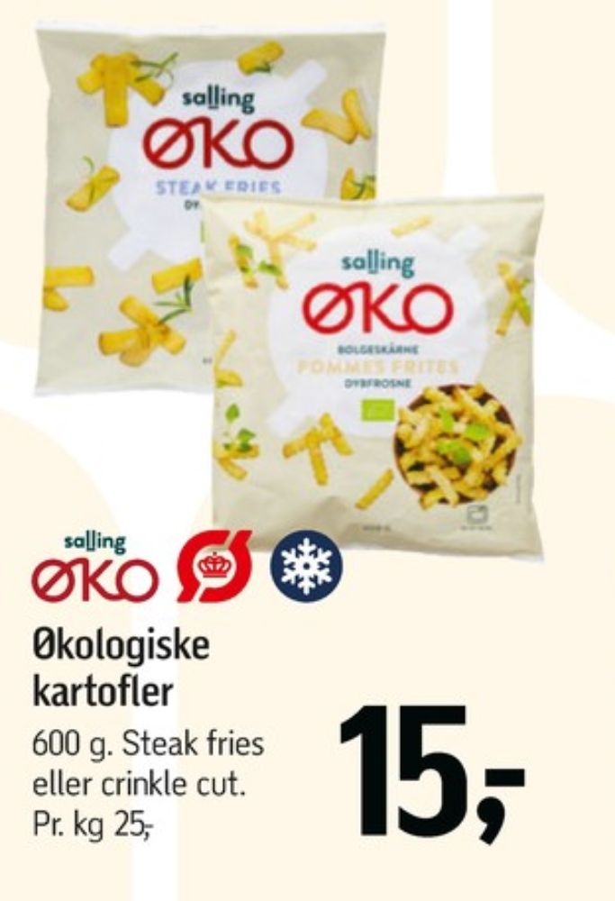 Salling ØKO, Bølgeskårne Pommesfrites