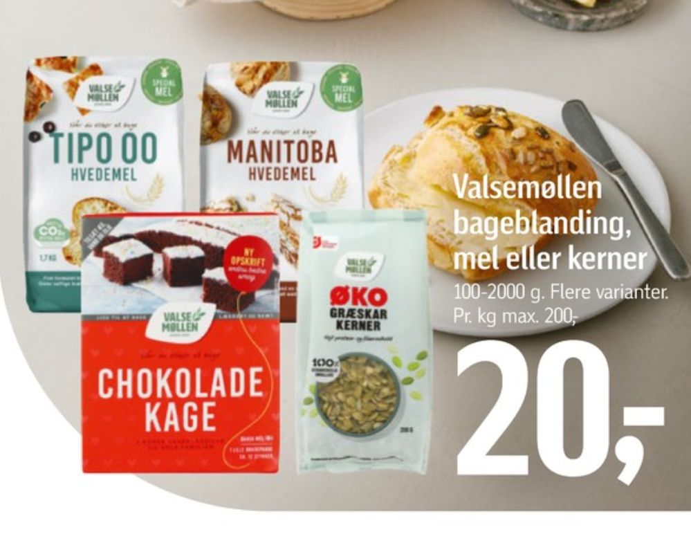 Valsemøllen, Chokoladekageblanding