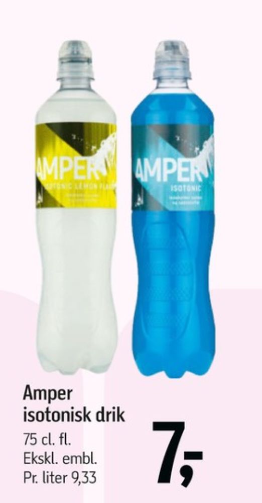 Amper Energy Drink, Energidrik
