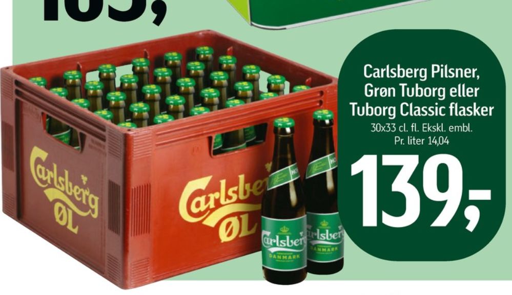 Tuborg Grøn, Øl
