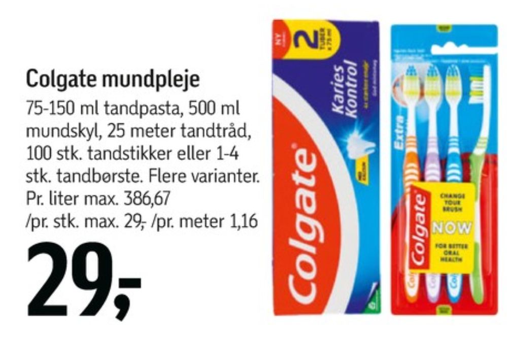 Colgate, Tandstikker