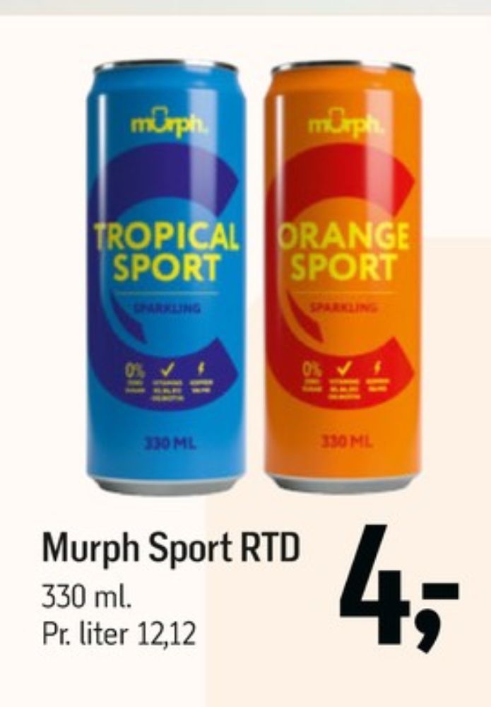 Murph Orange Sport, Energidrik