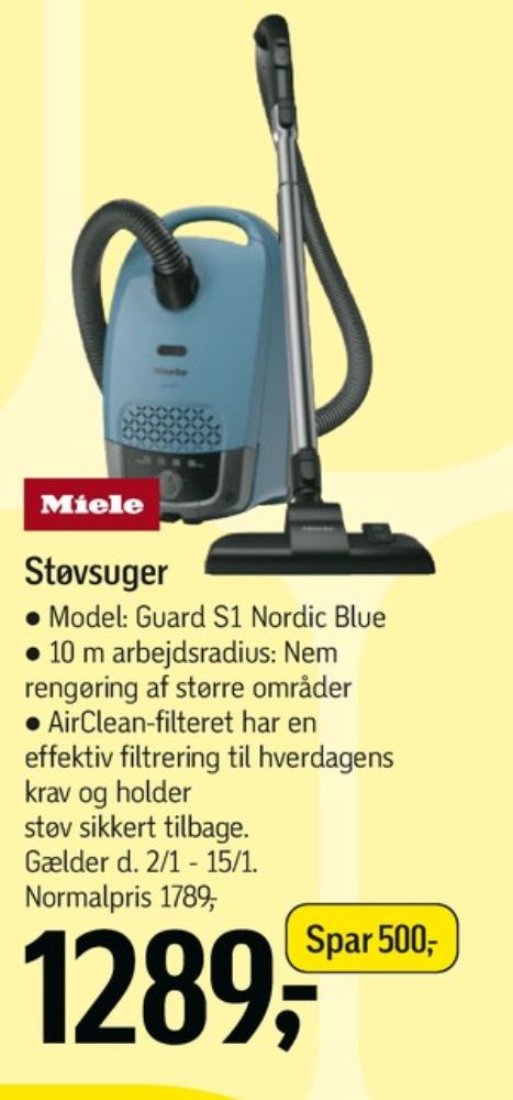 Miele, Støvsuger