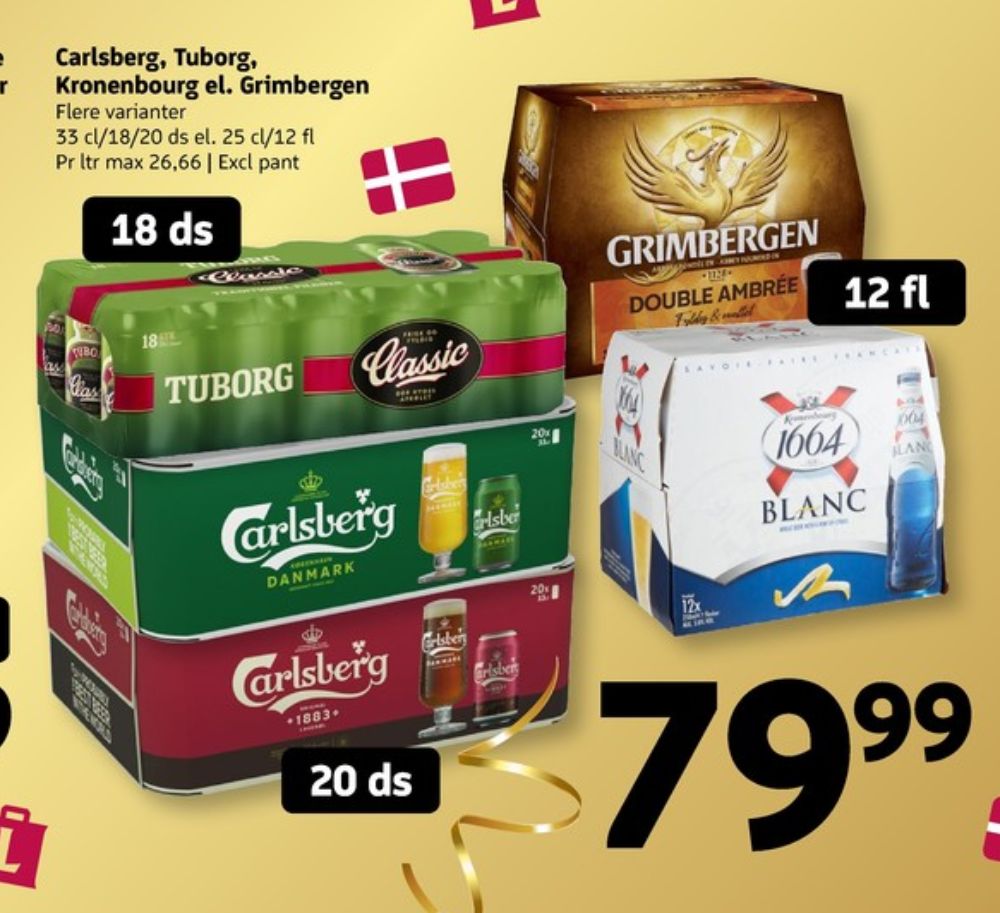 Carlsberg Pilsner, Øl 20 pk.