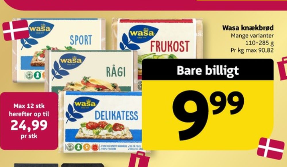Wasa, Sport knækbrød