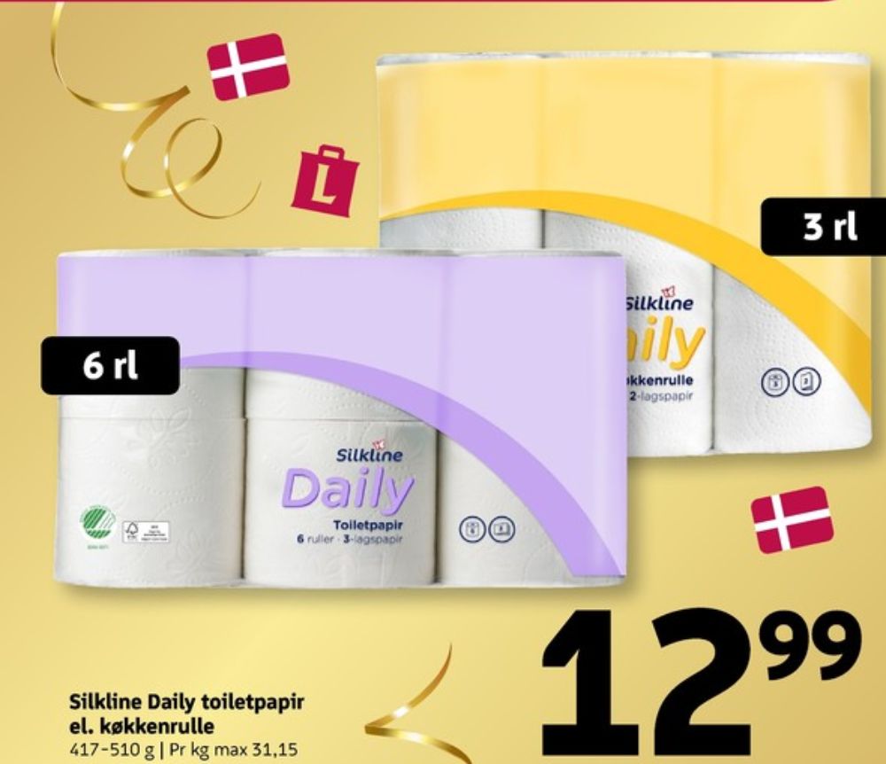 Silkline Daily, Toiletpapir