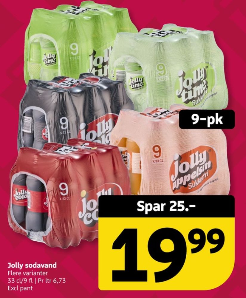 Jolly Cola Sukkerfri, Cola 9 pk.