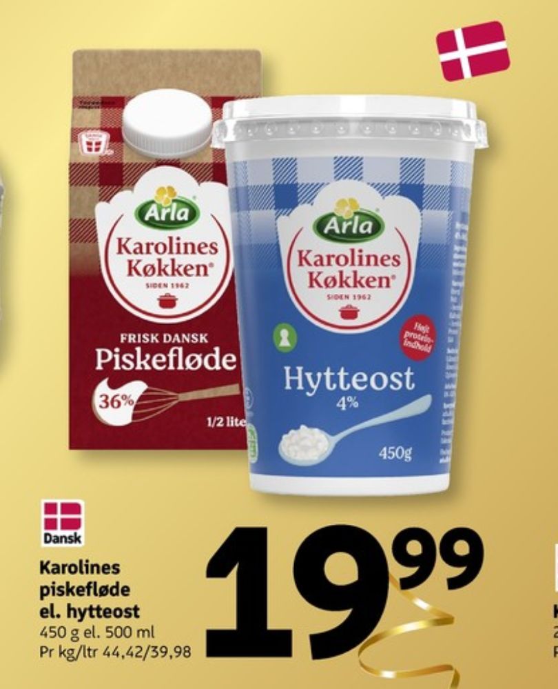 Karolines, Hytteost 4%