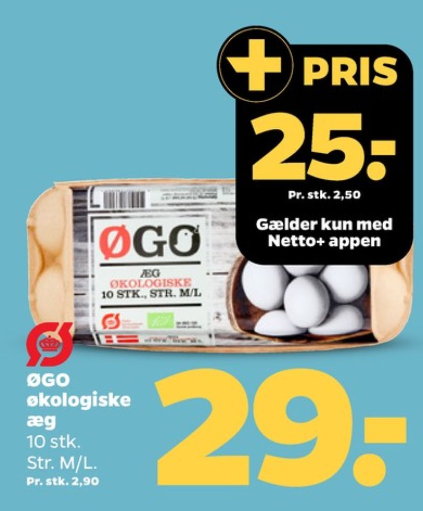 ØGO, Økologiske æg M/L