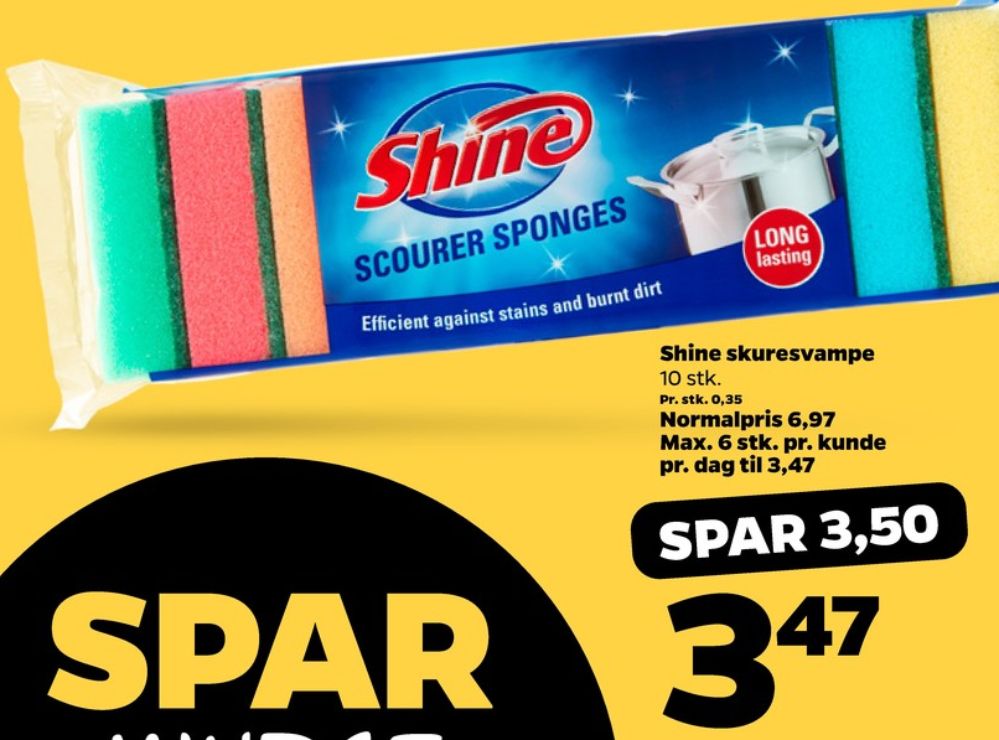 Shine, Rengøringssvampe