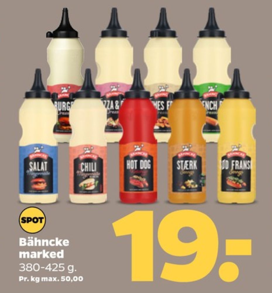 Bähncke, Pizza & Pitadressing