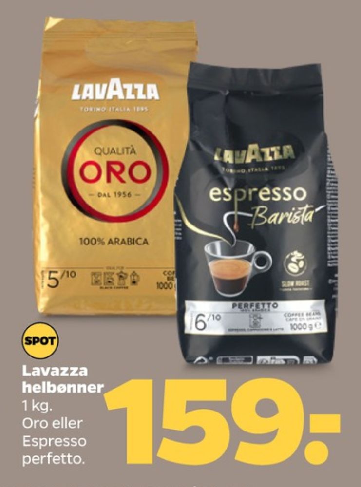 LavAzza Qualita Oro, Kaffebønner