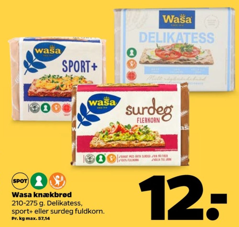 Wasa, Surdeg flerkorn knækbrød