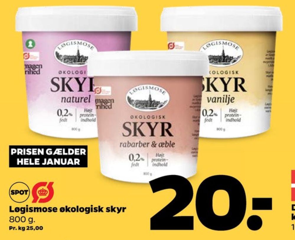 Løgismose, Naturel Skyr 