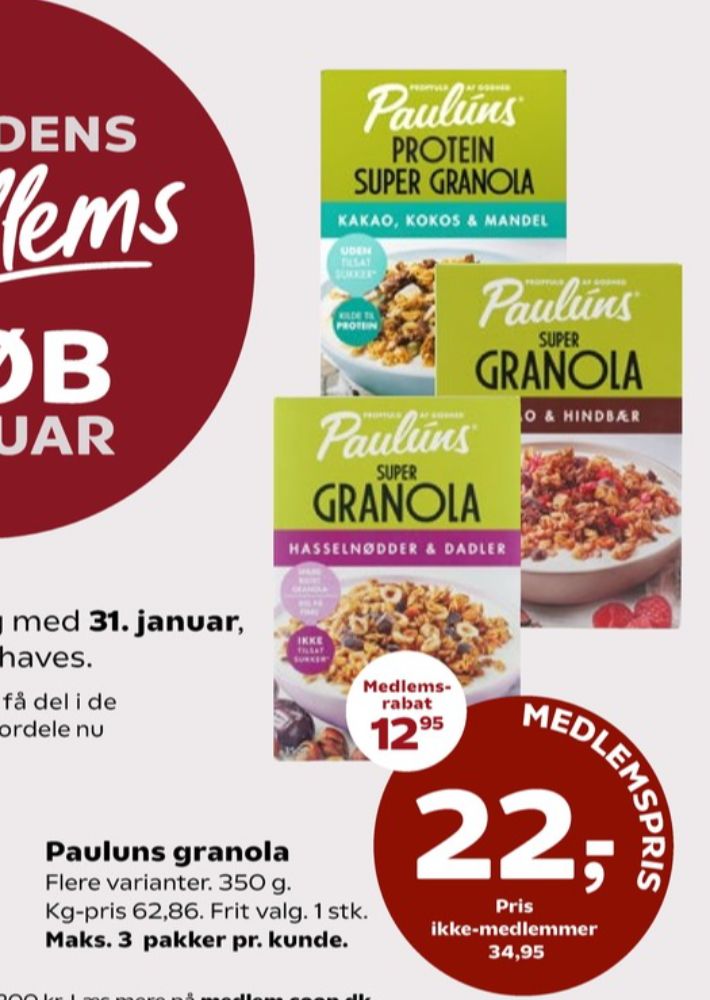 Pauluns, Granola Kakao, Kokos & Mandler