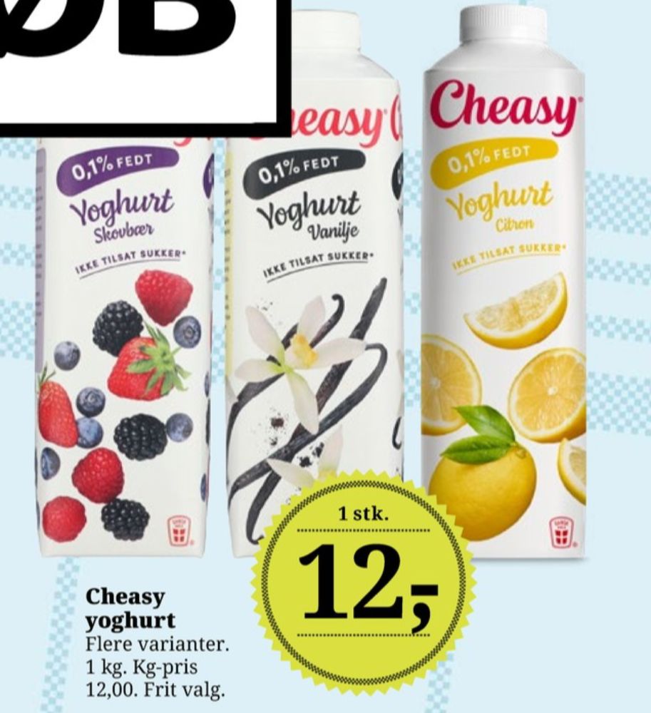 Cheasy, Vanilje Yoghurt 