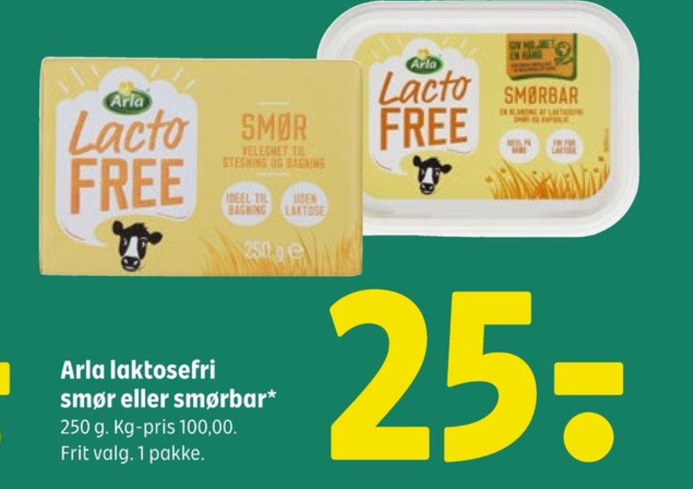 Arla Lacto FREE, Smør