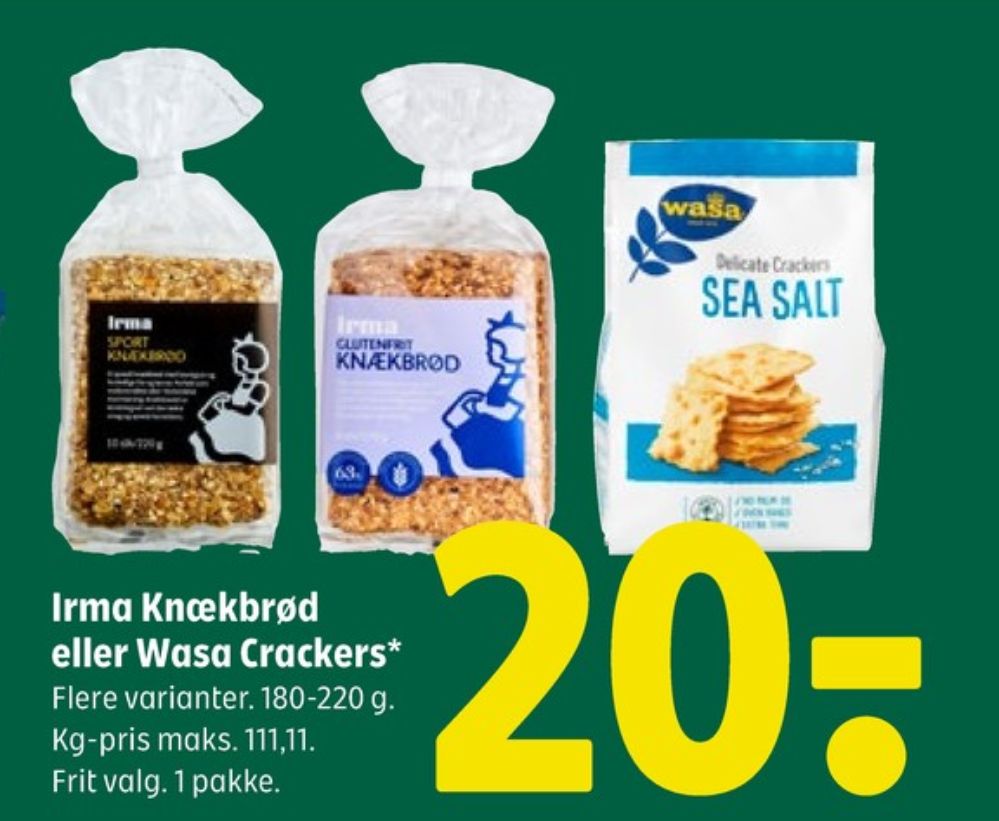 Irmas, Sport knækbrød