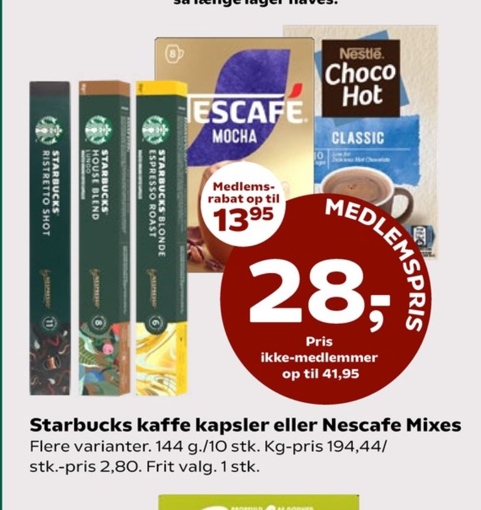 Starbucks Espresso Roast, Kaffekapsler