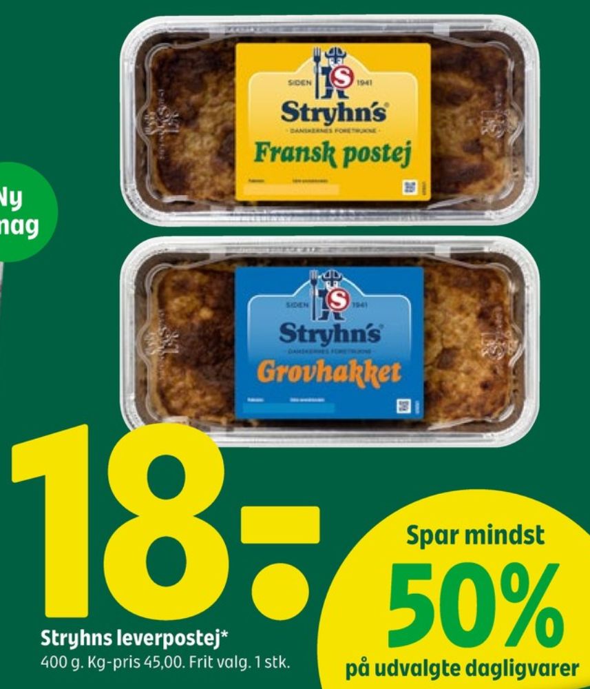 Stryhns Fransk Postej, Leverpostej